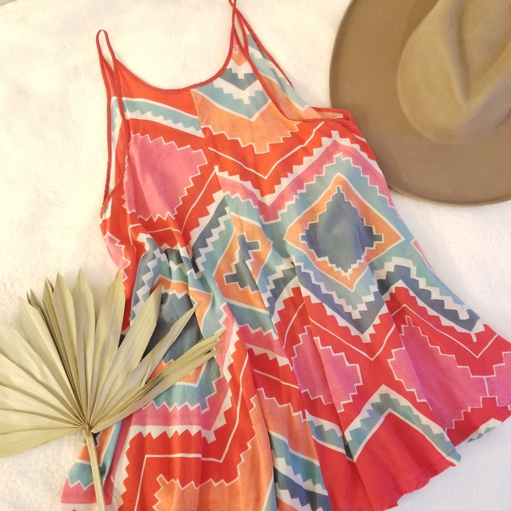 Wonderland Honolulu Aztec Mini dress